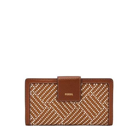 Ví da nữ Fossil LOGAN màu nâu SL10100994