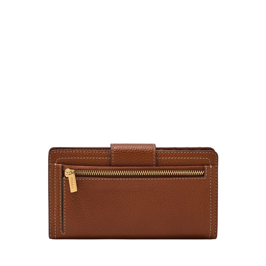 Ví da nữ Fossil LOGAN màu nâu SL10100994