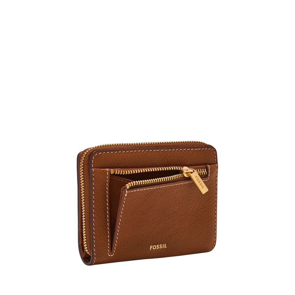 Ví da nữ Fossil LOGAN màu nâu SL10110124