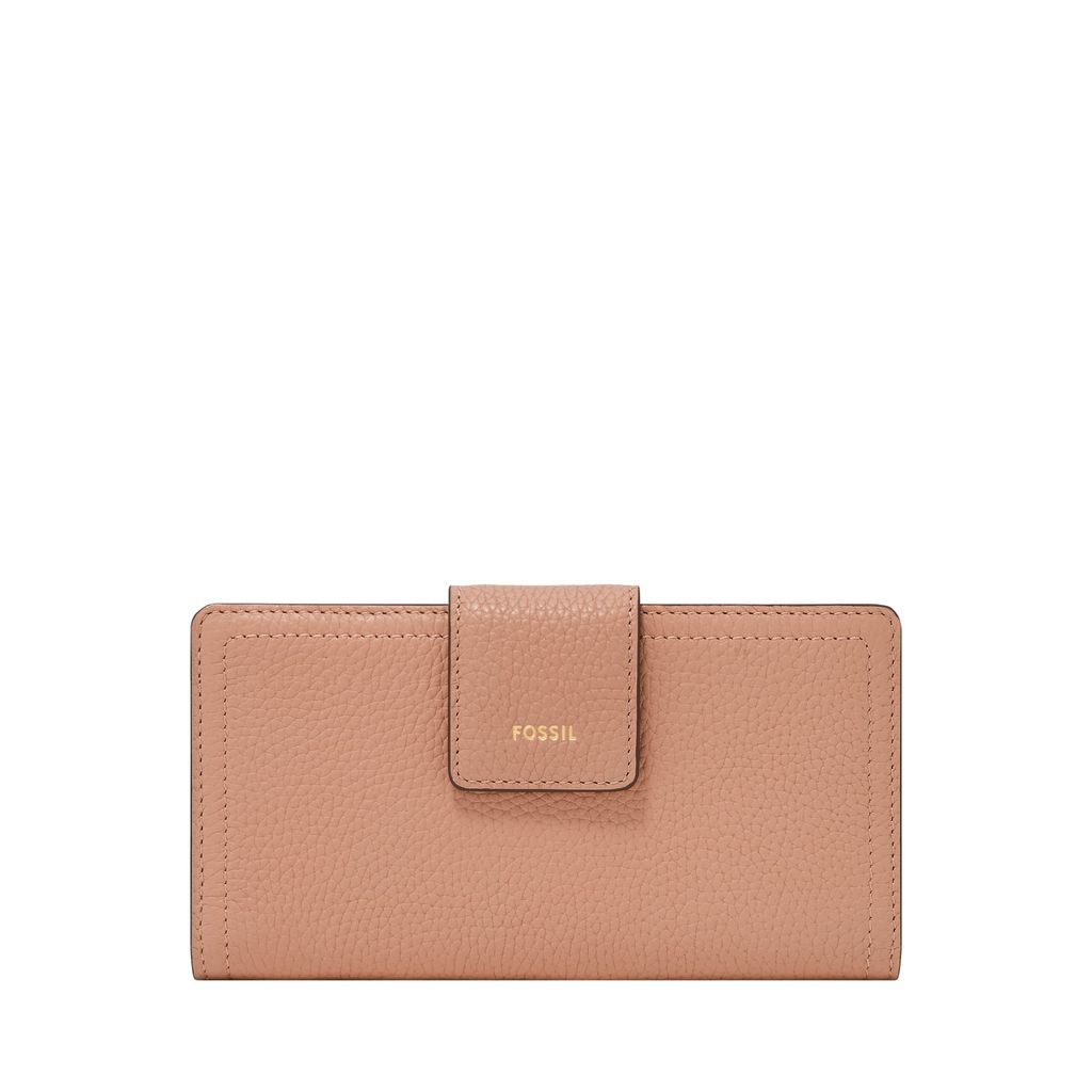 Ví da nữ Fossil LOGAN màu hồng SL7830682