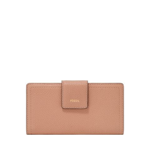 Ví da nữ Fossil LOGAN màu hồng SL7830682