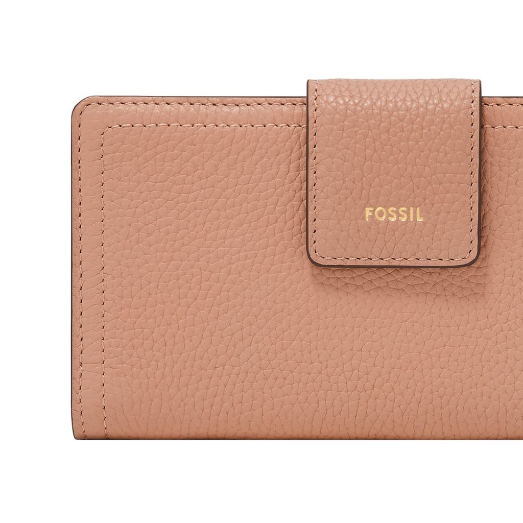 Ví da nữ Fossil LOGAN màu hồng SL7830682