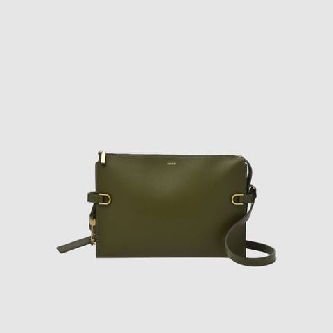 Túi nữ da thật Fossil Kier màu Olive ZB1697376