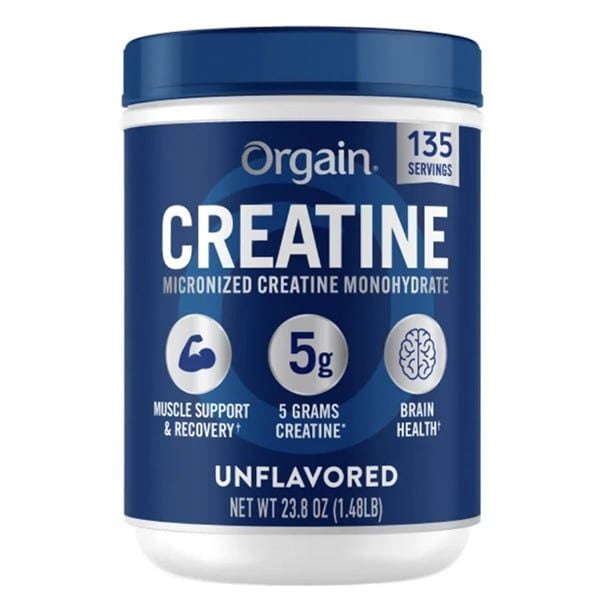Orgain Micronized Creatine Monohydrate Unflavored 675g, 135 Servings