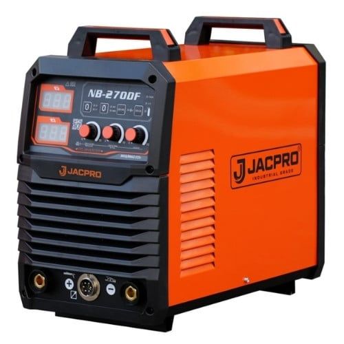Máy hàn MIG công nghiệp JACPRO NB-270DF hỗ trợ cả điện 1 pha 220V và 3 pha 380V