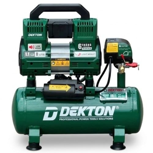 Máy nén khí không dầu Dekton DK-AC2908XPRO Motor dây đồng 100%, cùng công suất 1.1HP