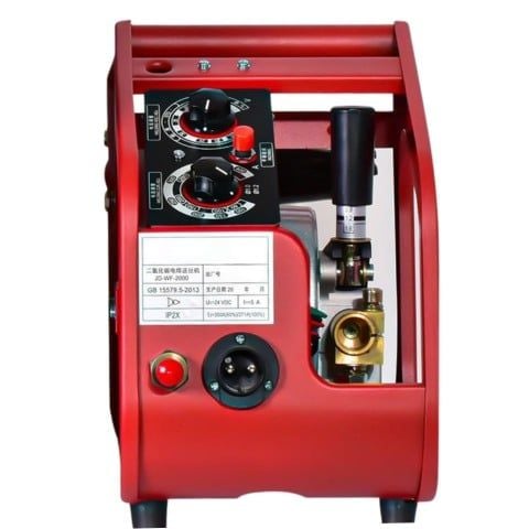 Máy hàn mig HITBOX NBC-500F Với khả năng hàn thép không gỉ, thép cacbon và sắt.