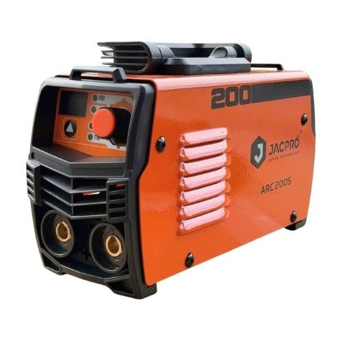 Máy hàn que mini JACPRO ARC 200S hàn kéo que 2.5 ly liên tục và hỗ trợ hàn que 3.2 ly