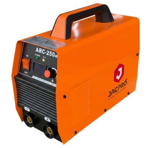 Máy hàn que Jacpro ARC-250MOS hàn que từ 1.6 – 4.0mm. Hiệu suất ấn tượng lên đến 80% khi hàn que 3.2mm.