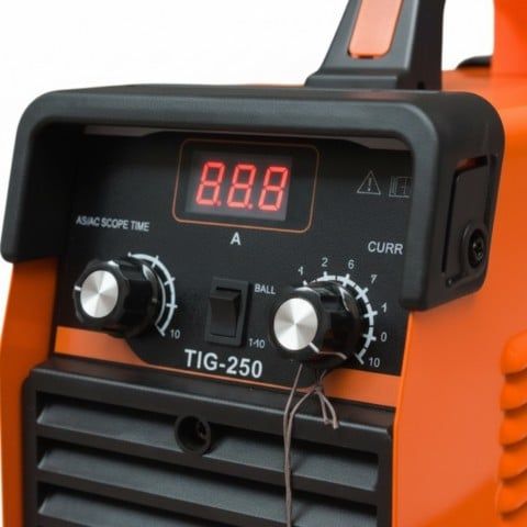 Máy hàn tig Edon TIG-250 Với dải dòng TIG từ 10 đến 200A, phù hợp để xử lý các chi tiết mỏng