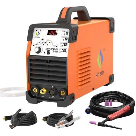Máy hàn tig Hitbox HBT 250P AC/DC tích hợp hai chế độ TIG AC/DC cùng chức năng hàn que