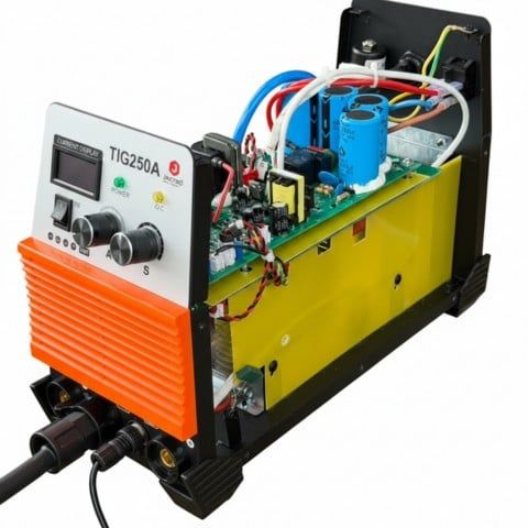 Máy hàn tig Jacpro TIG250A khả năng hàn vật liệu có độ dày từ 0.5mm đến 10mm.