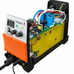 Máy hàn tig Jacpro TIG250A khả năng hàn vật liệu có độ dày từ 0.5mm đến 10mm.