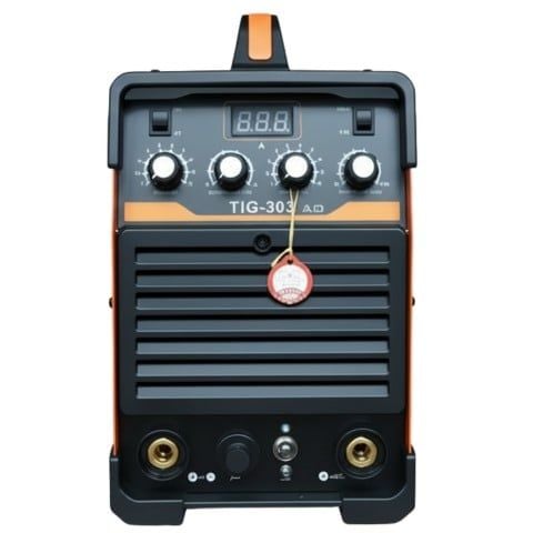 Máy hàn tig Edon TIG-303 Độ dày hàn TIG 0.3 đến 5.0mm. Hỗ trợ que hàn 2.5mm - 40.mm