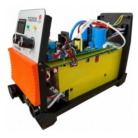 Máy hàn tig Jacpro TIG200S hàn vật liệu có độ dày từ 0.5mm đến 8mm. Ứng dụng trong gia công inox, sản xuất lan can, cầu thang...