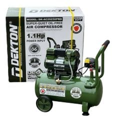 Máy nén khí không dầu Dekton DK-AC2925XPRO công suất 1.1HP tương đương 800W, áp lực 7 Bar