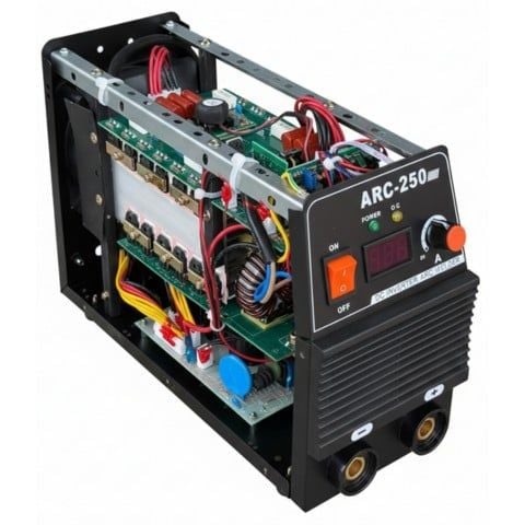 Máy hàn que Jacpro ARC-250MOS hàn que từ 1.6 – 4.0mm. Hiệu suất ấn tượng lên đến 80% khi hàn que 3.2mm.