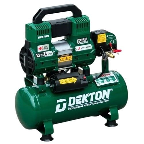 Máy nén khí không dầu Dekton DK-AC2908XPRO Motor dây đồng 100%, cùng công suất 1.1HP