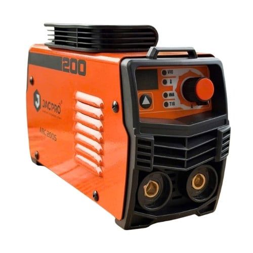 Máy hàn que mini JACPRO ARC 200S hàn kéo que 2.5 ly liên tục và hỗ trợ hàn que 3.2 ly