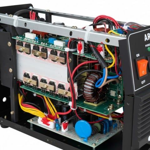 Máy hàn que Jacpro ARC-250MOS hàn que từ 1.6 – 4.0mm. Hiệu suất ấn tượng lên đến 80% khi hàn que 3.2mm.