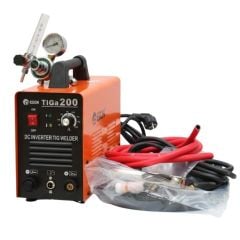 Máy hàn tig Edon TIG 200A Với mức công suất tiêu thụ 4.5KVA, đảm bảo khả năng làm việc ổn định