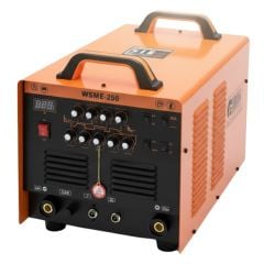 Máy hàn tig EDON TIG WSME-250 hỗ trợ hai chức năng TIG/que, 2T/4T, xung AC/DC
