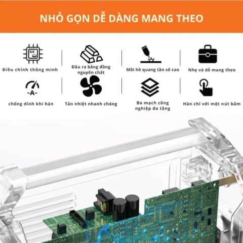 Máy hàn mig Hitbox MIG-250 đa năng 3 trong 1, tích hợp MIG (có khí/không khí), Lift TIG và MMA