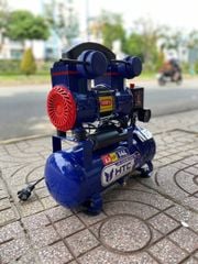 Máy nén khí không dầu HTC2214A 14LIT 2.2HP lên hơi chỉ 30 giây hoạt động siêu êm