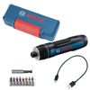 Máy Vặn Vít Dùng Pin Bosch GO Professional 3.6V 5Nm 1/4 Inch Kèm Hộp Và Bộ Mũi Vít
