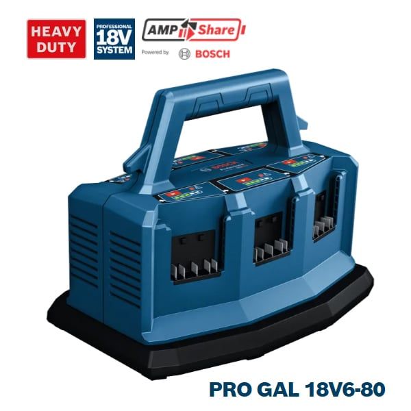  Sạc Nhanh Bosch PRO GAL 18V6-80 8A Professional 1600A01U9L 