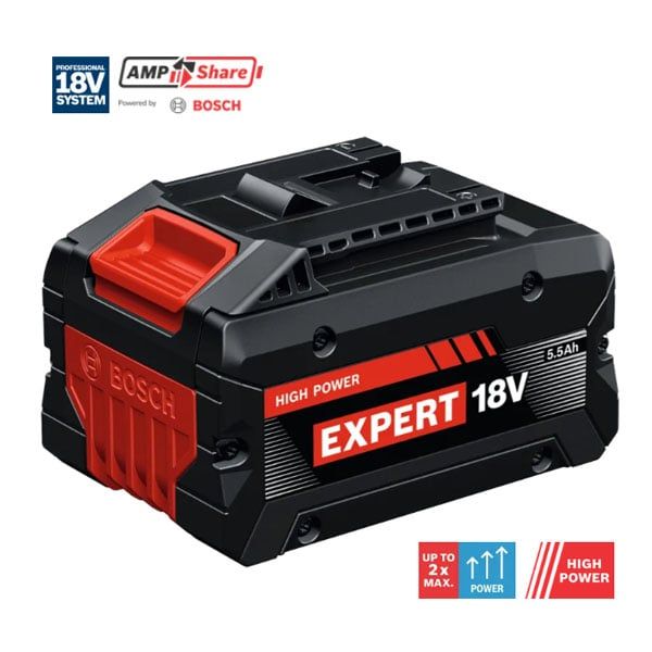  Pin Lithium-Ion Bosch EXPERT EXBA18V-55 18V 5.5Ah Professional 1600A036Z7 