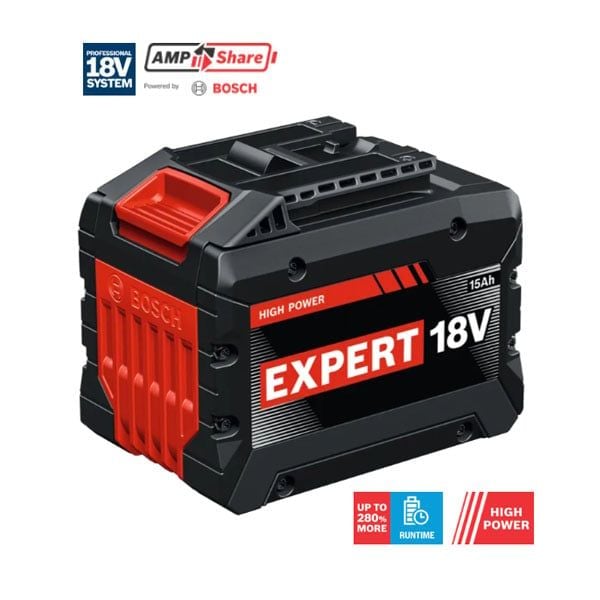  Pin Lithium-Ion Bosch EXPERT EXBA18V-150 18V 15Ah Professional 1600A036ZT 