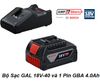  Bộ 1 Pin Bosch GBA 18V 4.0Ah và Sạc nhanh GAL 18V-40 