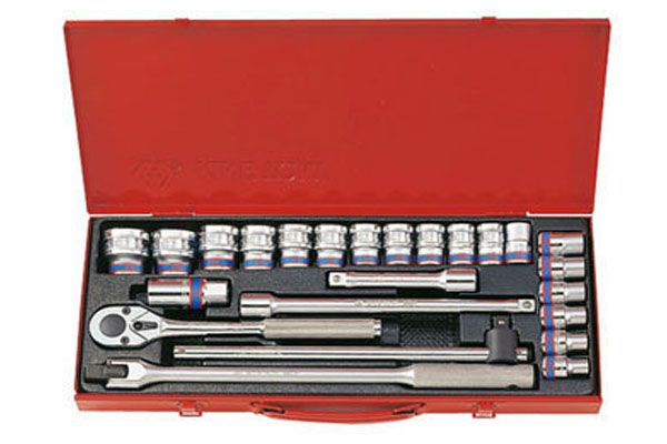  Bộ tuýp 1/2 inch 24 chi tiết Kingtony 4026MR01 tuýp 12 cạnh 10-32mm 