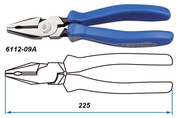  Kìm điện Kingtony 6112-09A (9 Inch) 