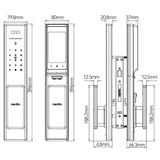  Khóa thông minh Tenon A5 Pro nhận diện khuôn mặt 3D 
