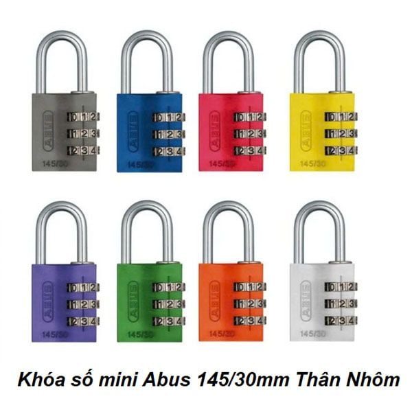  Khóa số mini Abus 145/30mm Thân Nhôm 