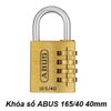 Khóa số Abus 165/40 40mm, 4 số, Thân đồng chắc chắn