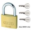 Khóa Abus 65/60 thân đồng rộng 60mm 3 chìa răng cưa