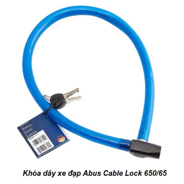  Khóa dây xe đạp Abus Cable Lock 650/65 (8mm x 65cm) 