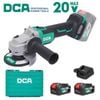 Máy Mài Góc Dùng Pin DCA ADSM03-100DM 20V 100mm Không Chổi Than (Kèm 1 Pin 4.0Ah và 1 Sạc)