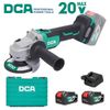 Máy Mài Góc Dùng Pin DCA ADSM03-100EM 20V 100mm Không Chổi Than (Kèm 2 Pin 4.0Ah và 1 Sạc)