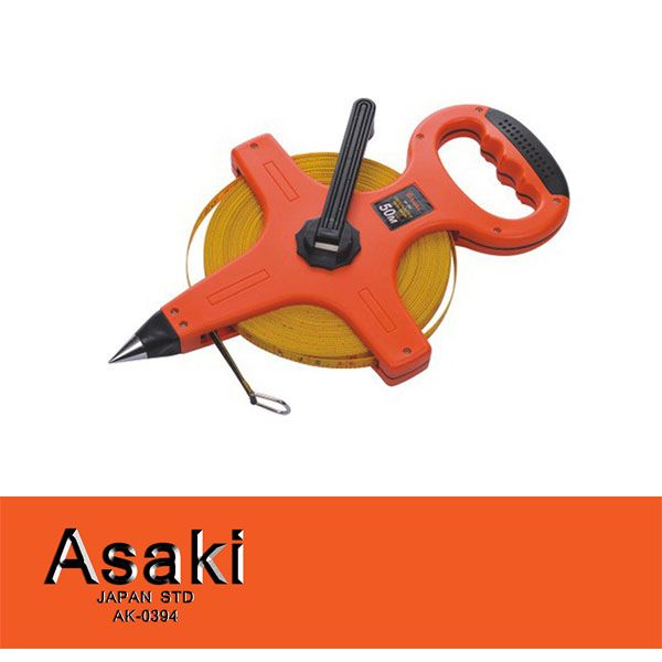  Thước cuộn sợi thủy tinh 50m có tay quay Asaki AK-0395 