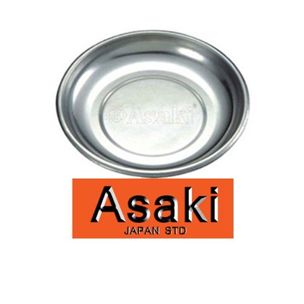  Khay inox đựng linh kiện tròn 15cm Asaki AK-1087 
