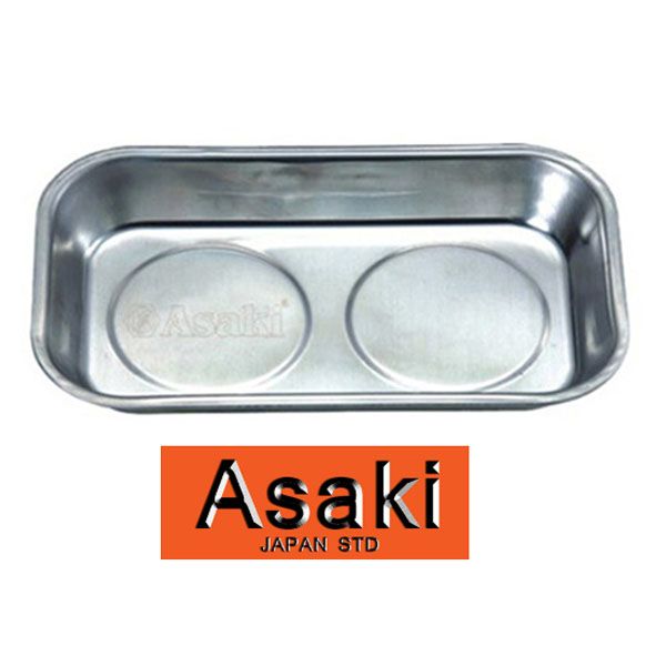  Khay inox đựng linh kiện chữ nhật 13x23cm Asaki AK-1088 