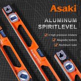  Thước thủy cao cấp 60cm có từ tính Asaki AK-2793 