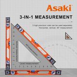  Thước thủy cao cấp 60cm có từ tính Asaki AK-2793 