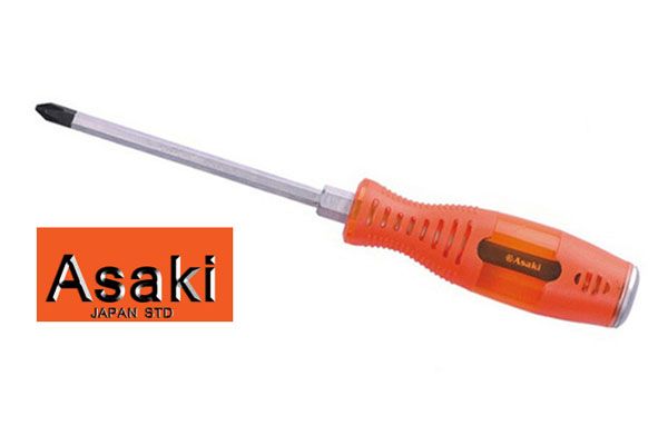  Tua vít đóng đầu bake cán cam 8x250 Asaki AK-6351 