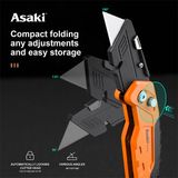  Dao rọc giấy gấp gọn 7 Inch/175mm Asaki AK-8754 