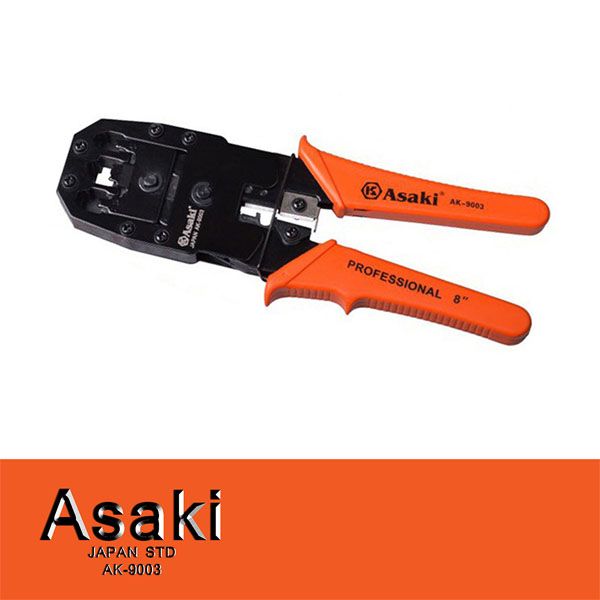  Kìm bấm cáp mạng 3 chức năng 8 Inch/200mm Asaki AK-9003 
